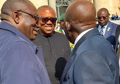 The President and I are not fighting. Says Peter Obi